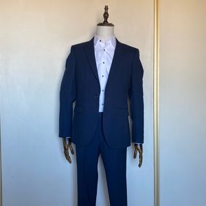 Topman Navy Suit 38R